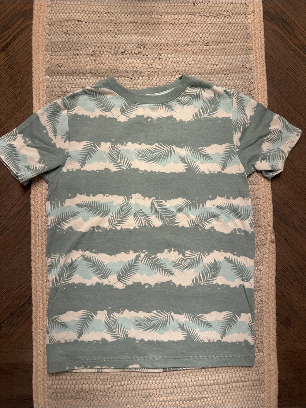 Cat & Jack Boys Short Sleeve Tee Pack of 4 - Blue, Navy, Aqua, White - Picture 5 of 6